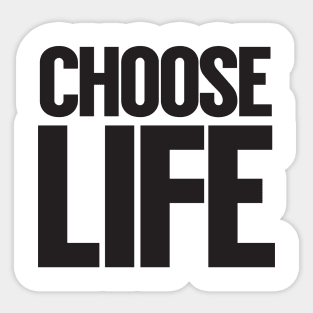 WHAM! - Choose Life Sticker